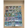 Image 1 : OLD #2 Filler Lot Various Years mid  to late 70's - 90 cards in sheets