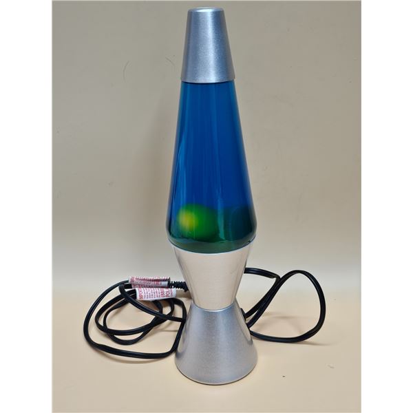 Vintage Blue/Green Lava Lamp - Light Works, Lava Flow Untested