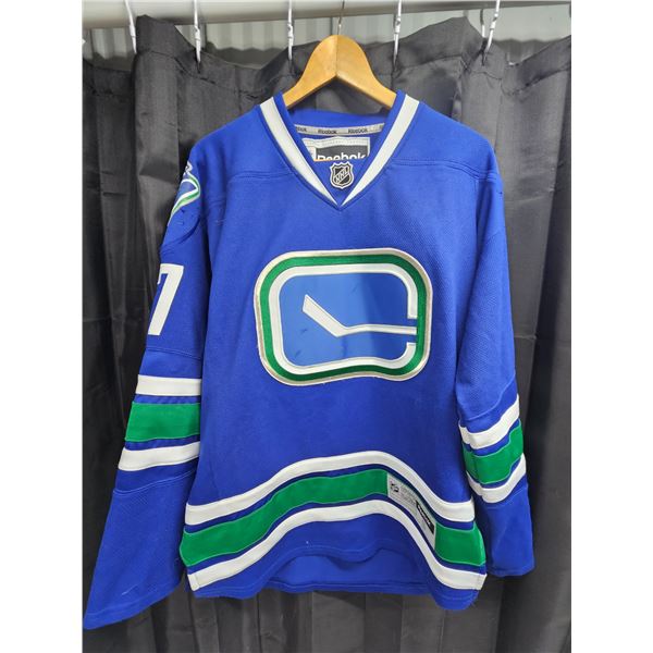 Vancouver Canucks Jersey #17 Ryan Kesler Stitched Adult Small