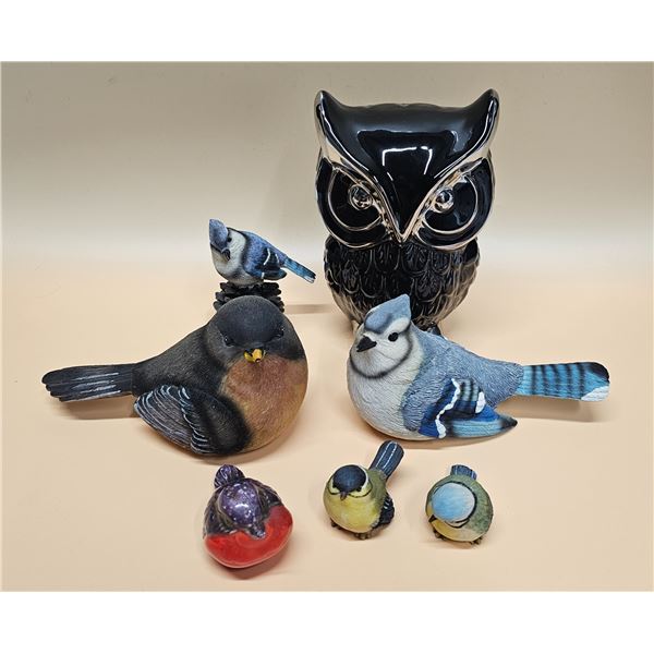 Box of Bird ornaments