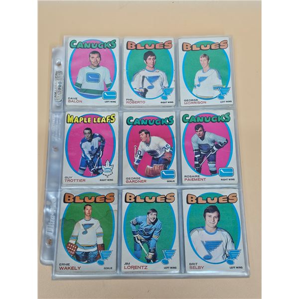 1971-72 OPC Hockey - 162 Cards (Fillers/Not Mint)