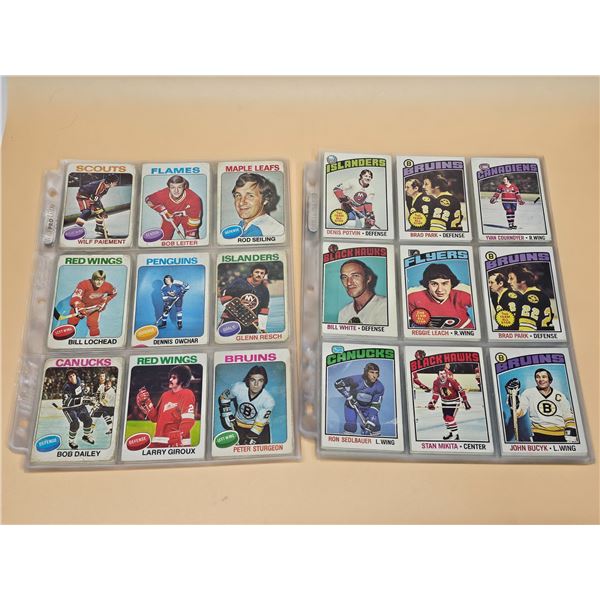 1975/76 & 76/77 OPC Hockey - 162 Cards (Fillers/Not Mint)