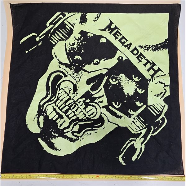 Megadeath Glow In The dark Concert Banner