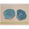 Image 1 : Green Agate/Quartz Tea Light Candle Holders