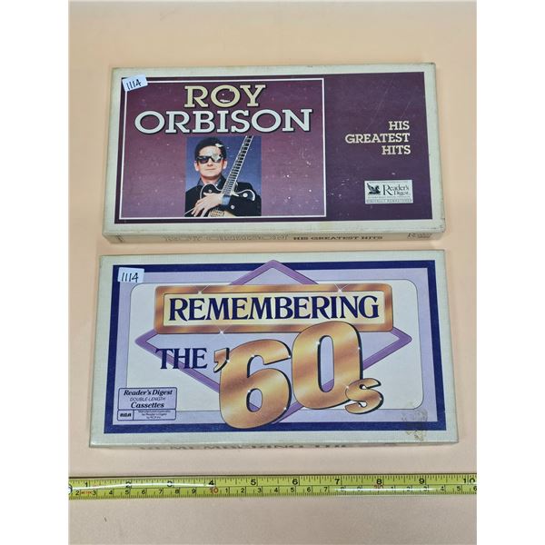Roy Orbinson Greatest Hits & Remebering the 60'S  - Readers Digest Box Set 3 Cassettes Like New