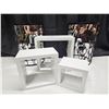 Image 1 : Pair of Mirror Sconces & Set Floating Shelves