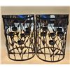 Image 4 : Pair of Mirror Sconces & Set Floating Shelves