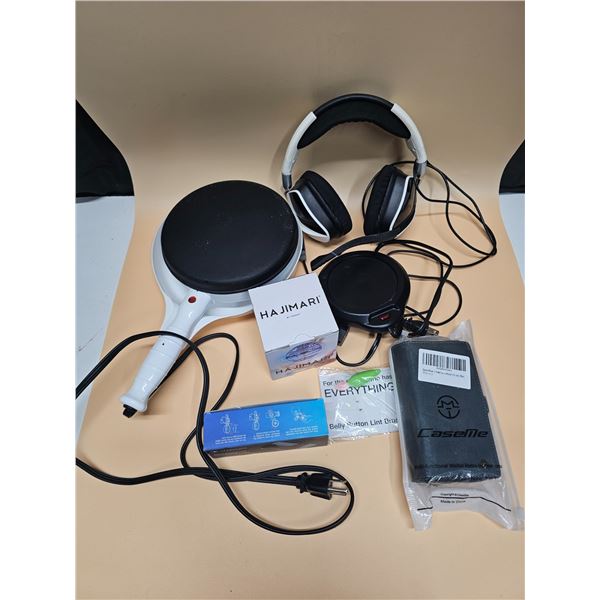 Bag w/ Crepe Maker & Miscellaneous items