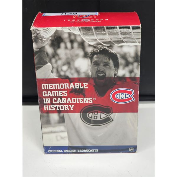 Box Set Memorable Games in Montreal Canadiens History 10dvds