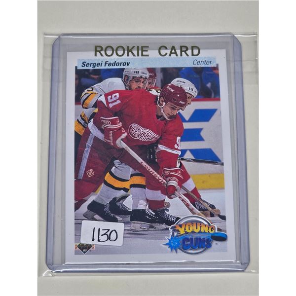 1990-91 Upper Deck Sergei Federov Young Guns RC