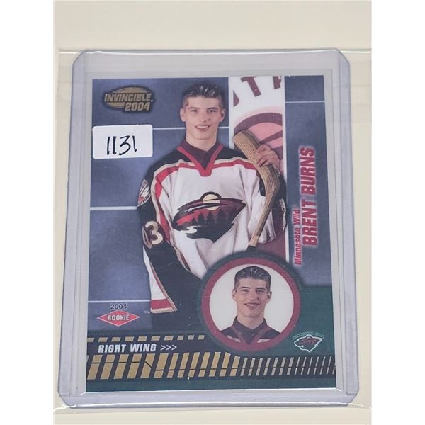 2003-04 Invincible Brent Burns RC 500/799