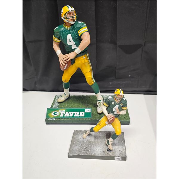 Brett Favre 12 Inch and 6 Inch McFarlane figures