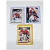 Image 1 : 3 Ed Belfour Rookie Cards