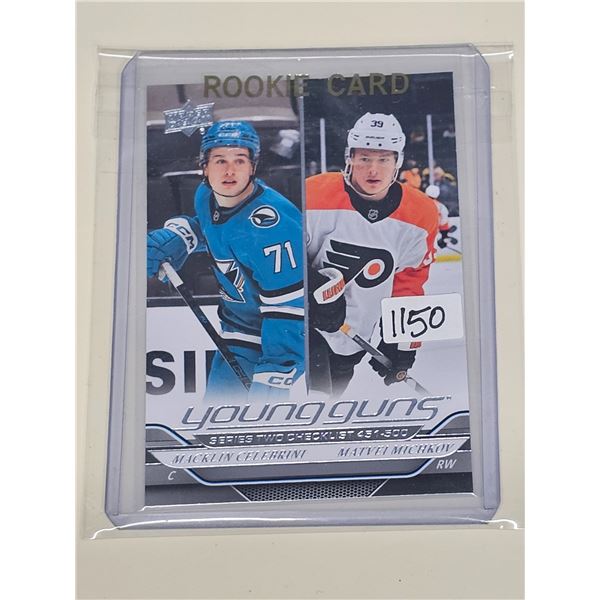 2024-25 Macklin Celebrini & Matvei  Michkov Young Guns RC CL