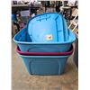 Image 1 : (3) 72L Storage Totes w/ 2 Lids