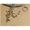 Image 3 : Ukraine symbol Tryzyb sun catcher with hardware to hang. From Chernivtsi, Ukraine, 1996.