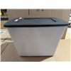Image 1 : White with black top container