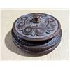 Image 1 : Wood carved covered Ukrainian candy dish from Ukraine.