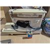 Image 4 : FINESSE Portable Sewing Machine with User Manual, machine accessories + sewing materials eg. threads