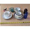 Image 1 : Vintage chinaware and misc- beefeater, drug bottle
