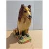 Image 1 : Large Chalkware Collie Statue