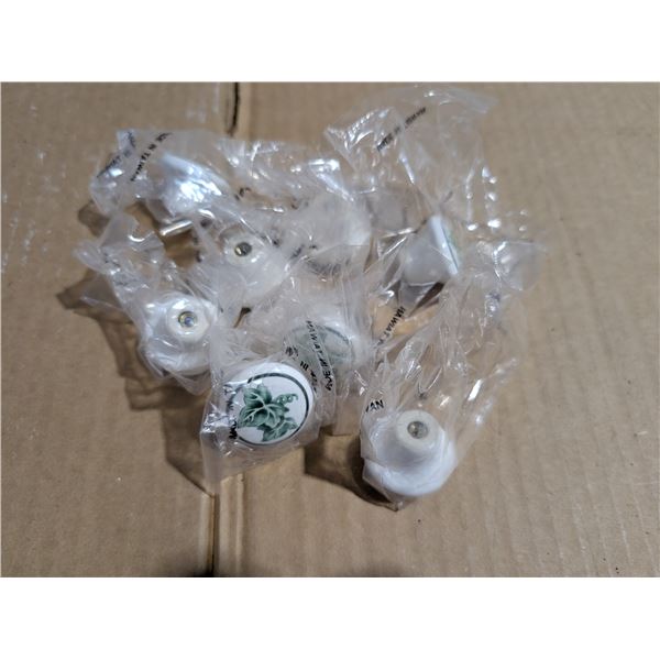 10 Ivy Design Porcelain Knobs