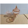 Image 1 : Unverified (3) Pc of Pink Depression Glass (Some Chips)