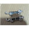 Image 2 : Pair of Weiner Dog Brooches