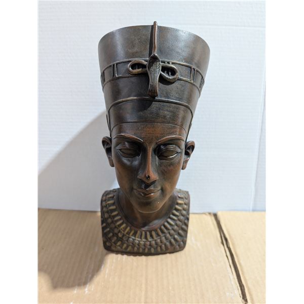 Large Egyptian Queen Statue Marked
