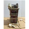 Image 3 : Vintage "Hook & Ladder" Fire House Décor House (Lights Up)
