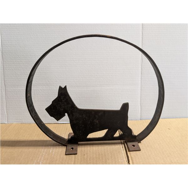 Scottie Dog Steel boot Scrape