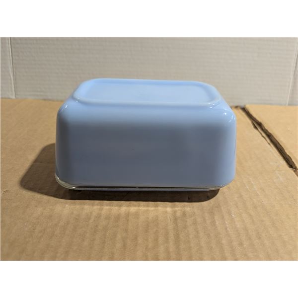 Blue Pyrex Butter Dish w/ Lid
