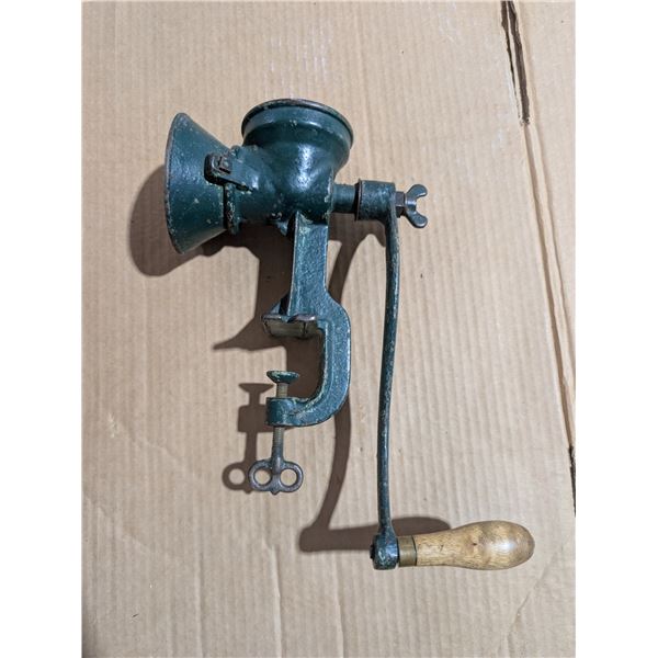 Vintage Meat or Coffee Green Grinder