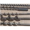 Image 4 : (6) Vintage drill bits of various sizes and styles.