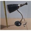 Image 1 : Vintage Single Gooseneck Desk Lamp. (Untested)