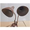 Image 4 : Vintage Double Gooseneck Desk Lamp. (Untested)