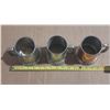 Image 5 : (3) Pewter Presitation Mugs.
