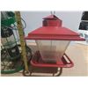 Image 2 : (3) Different hanging bird feeders designed for backyard birding.