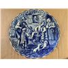 Image 1 : Boch Freires La Lovviere Belgium Delft Décor Plate 9.5"