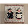 Image 1 : Pair of Vintage 1949 Hanging Décor String holders and Bag 4"H