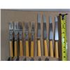 Image 2 : Set of Vintage Knives/Forks (6) being Perigo Brothers Cutlers Sheffield Knives