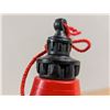 Image 4 : (2) Leather Water Flasks (1) Vintage (1) W/ Design