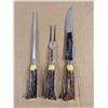 Image 1 : Vintage M.Bermard and Co. Dura Cut Sheffield Carving Set
