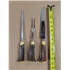 Image 2 : Vintage M.Bermard and Co. Dura Cut Sheffield Carving Set