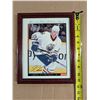 Image 1 : 2002-03 Jason Chiera #28 Edmonton Oilers Collectors Series Framed 11"x9"