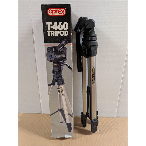 Vintage OPTEX T-460 Tripod w/ Original Box