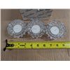 Image 3 : 3 PC Lead Crystal Tealight Holders Made in USA