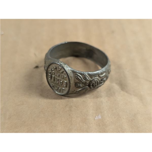 Vintage Jack Earle Giant Ring 1.5"