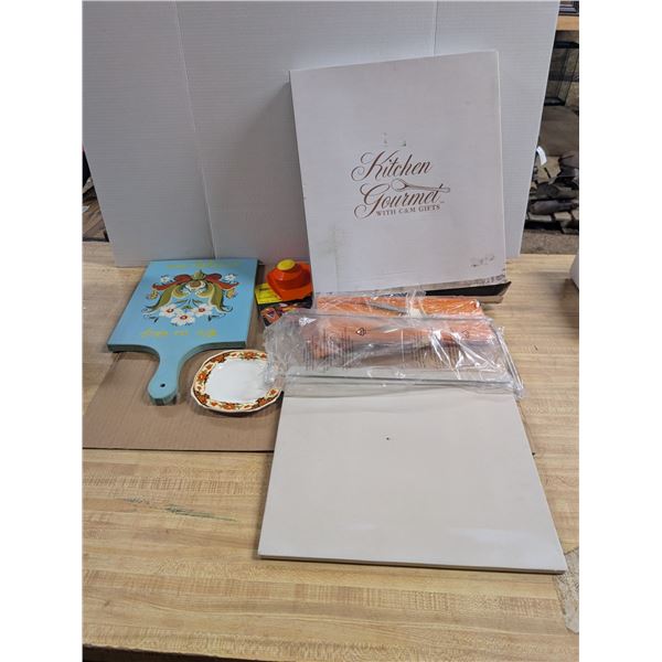 Large Baking Stone, Vintage Miracle Chef, and etc.