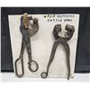 Image 1 : Vintage/Antique Cattle Notching Pliers